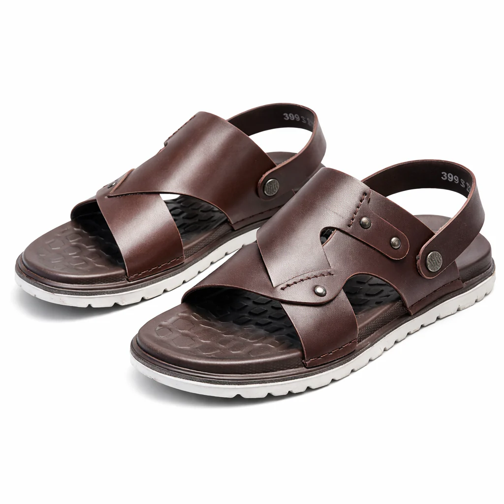 Comfort Sandals for Men – Dual Strap Casual Summer Wear-MOD-5058 - Image 3