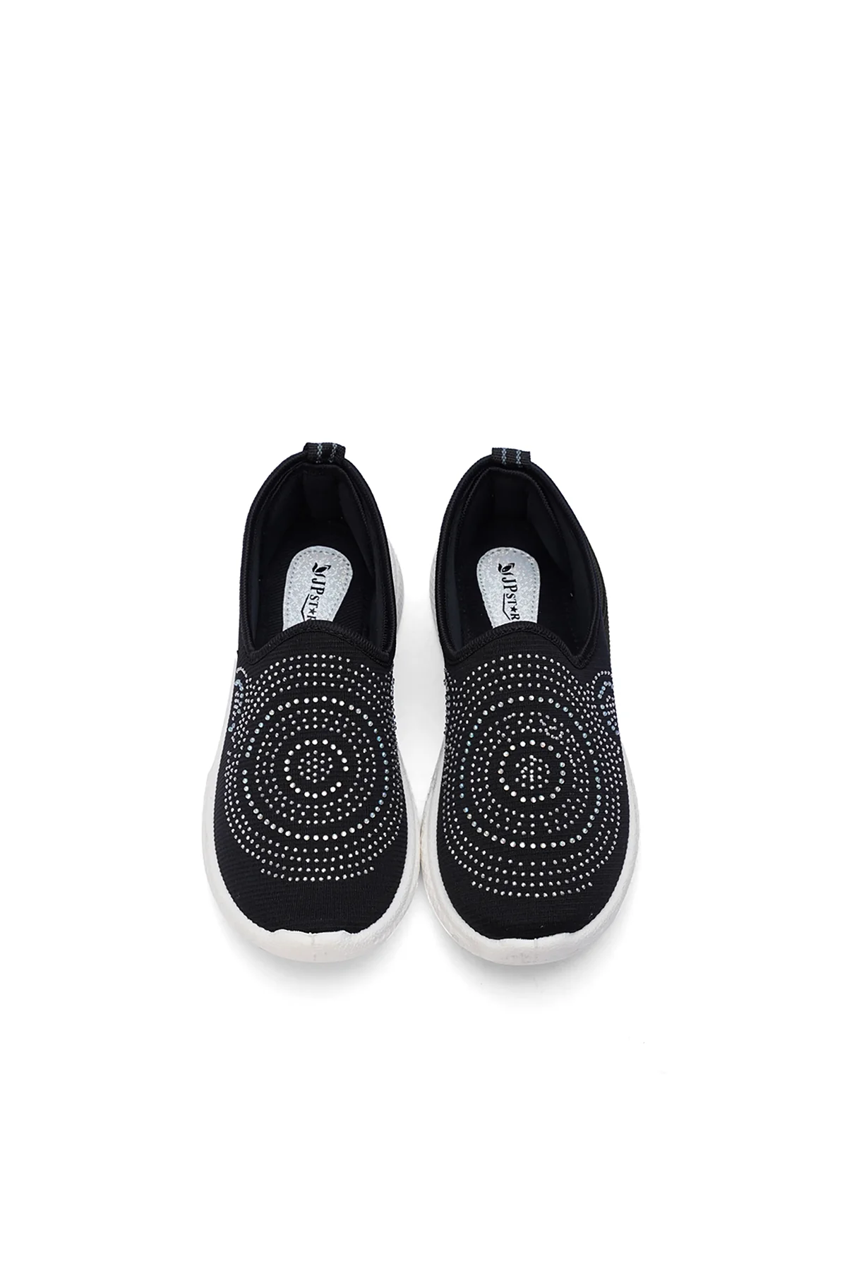 Fancy Ladies Black Canvas Sneakers|OLX-3005 - Image 3