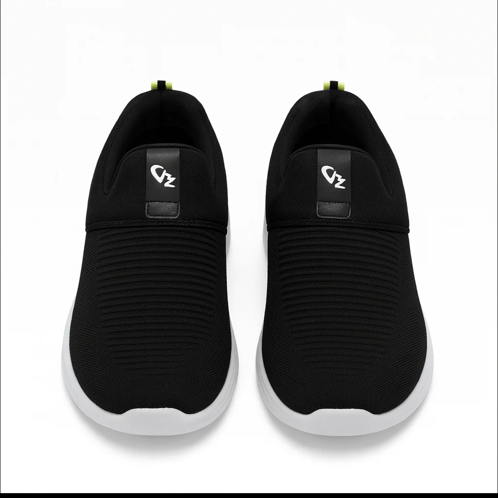 Men’s Comfort Slip-On Walking Shoes Knitted Upper, Lightweight Soft Sole |N-23 - Image 4