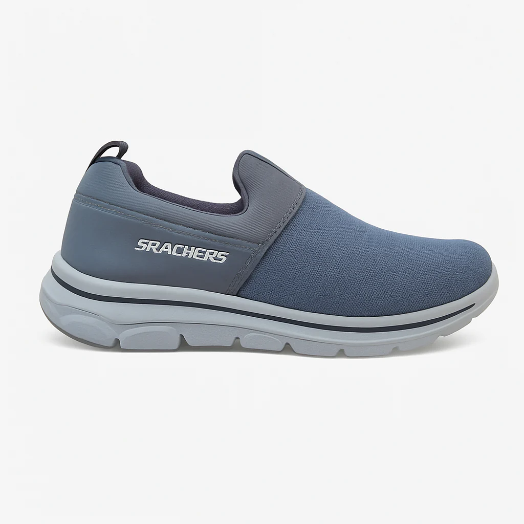 Men’s Comfort Slip-On Walking Shoes Knitted Upper, Lightweight Soft Sole |N-23 - Image 6