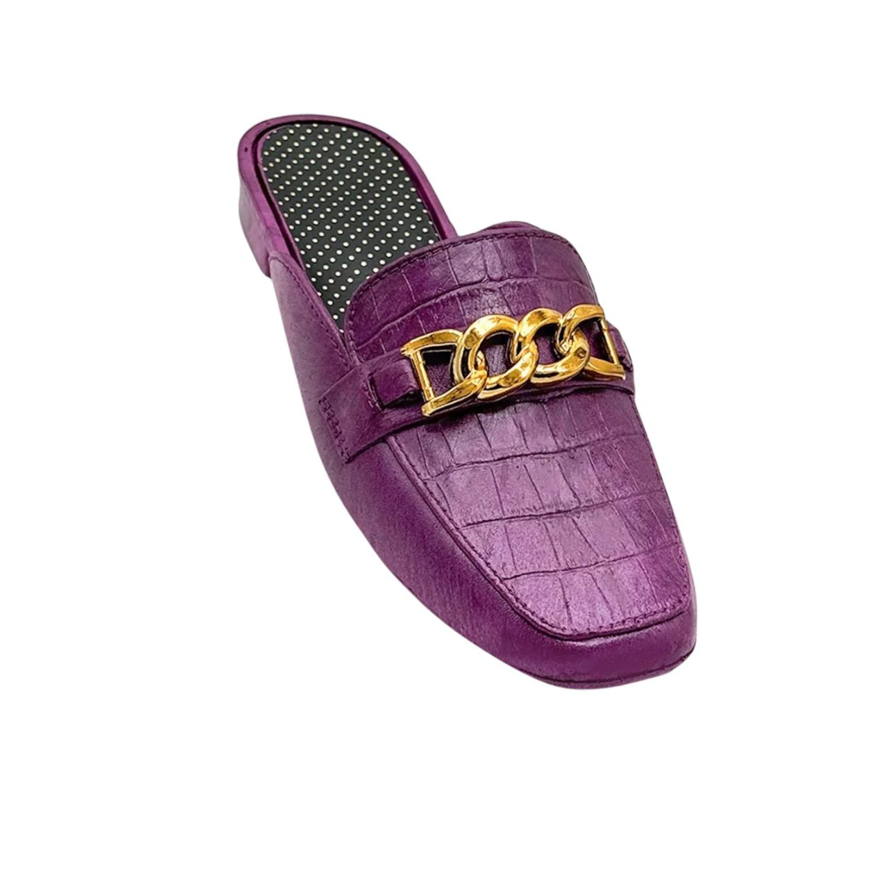 Premium PVC Chain Slip-On Mules|ZEE-344 - Image 12