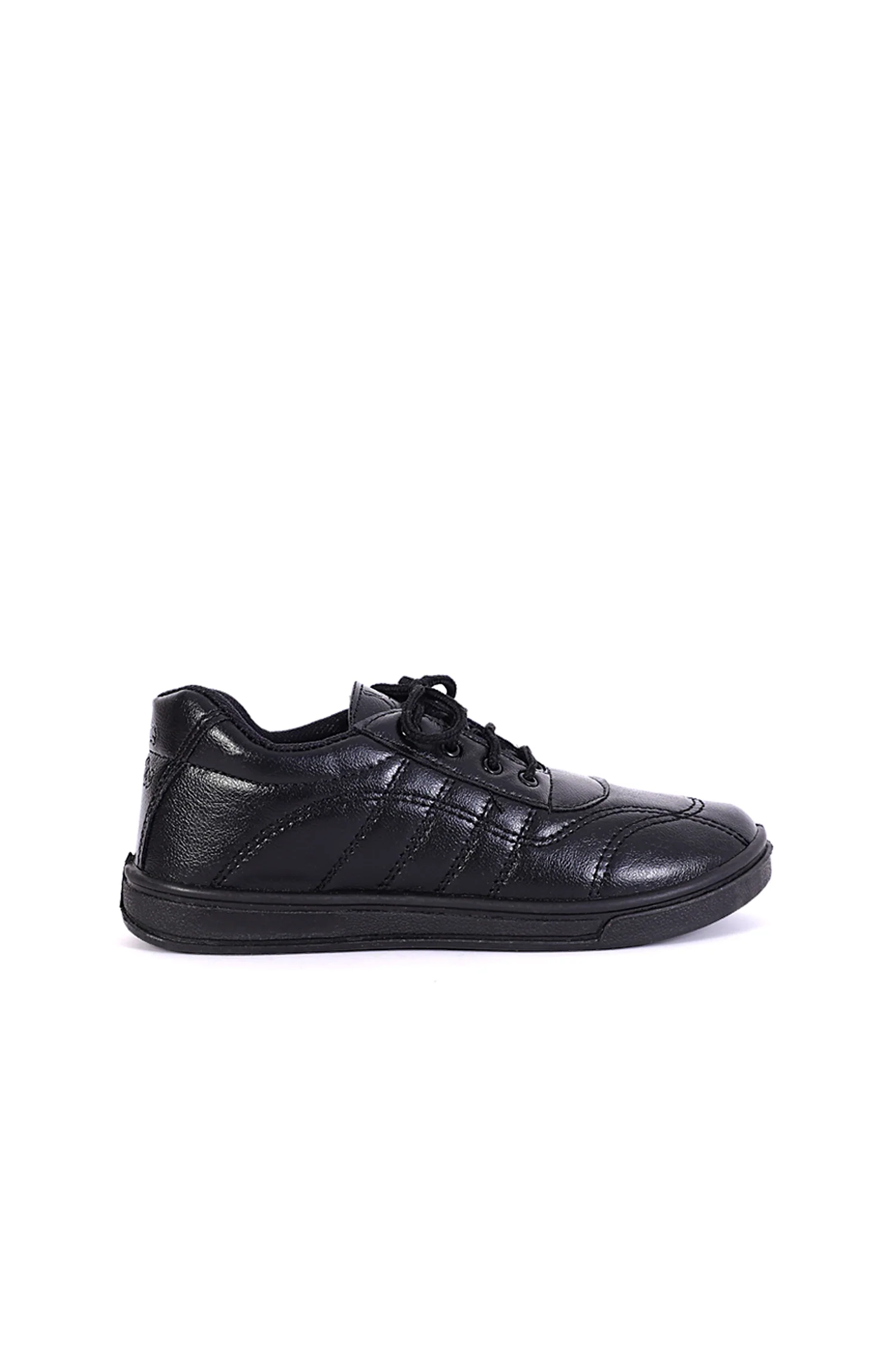 Synthetic Leather School Shoes For Boys |SBS-001 - Image 4