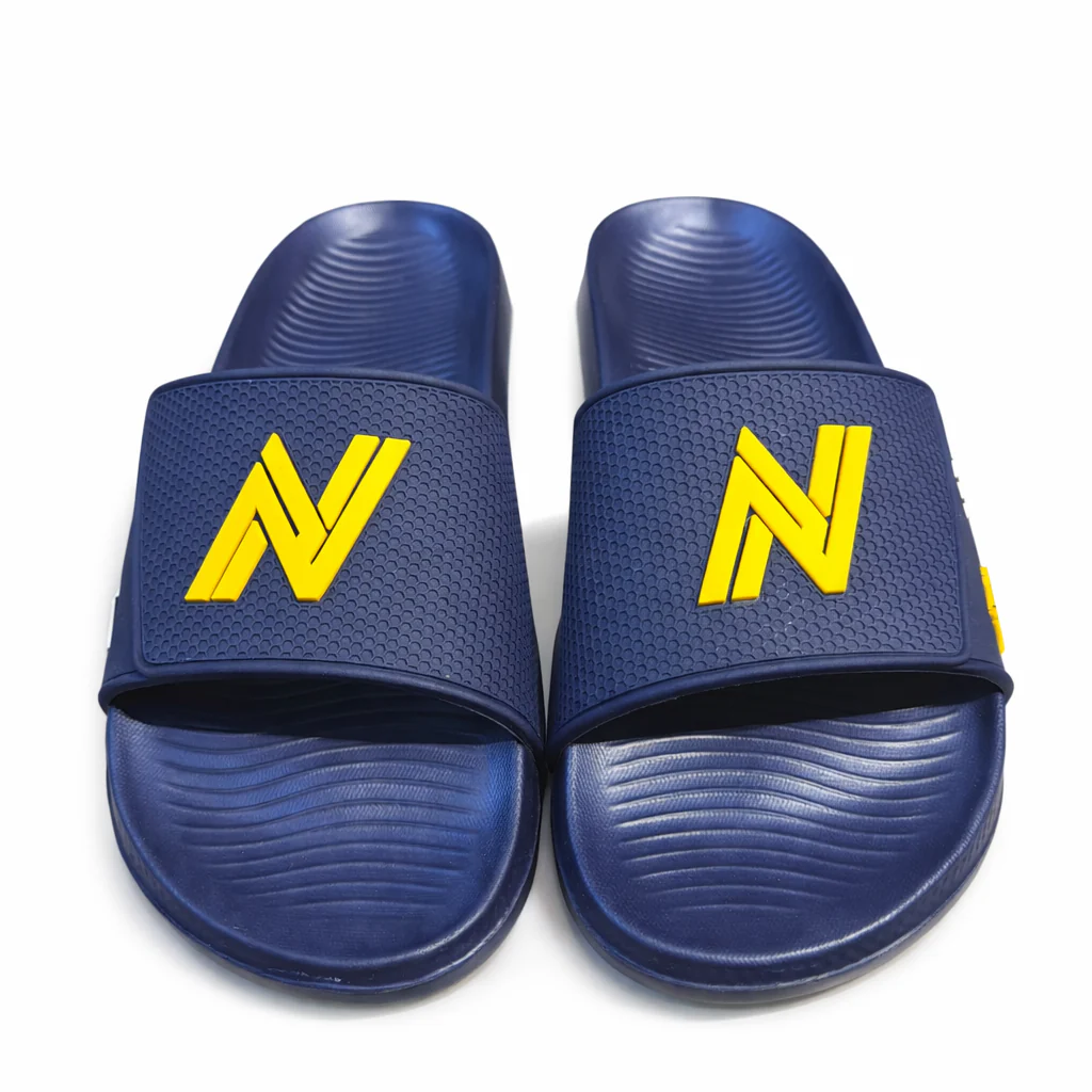 Men’s Comfort Slide Slippers Grey & Blue Slides with Cushioned Footbed |NEXT-R27 - Image 5