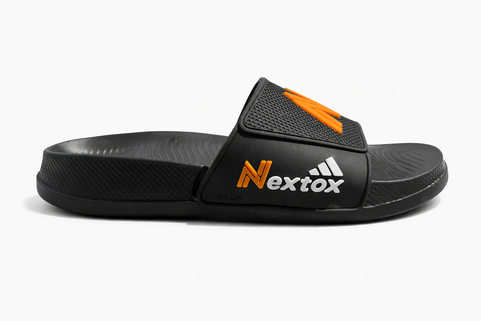 Men’s Comfort Slide Slippers Grey & Blue Slides with Cushioned Footbed |NEXT-R27 - Image 8