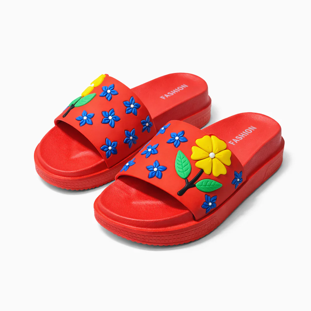Urban Walk Women Flower Comfort Slides EVA Slippers|SG-5002 - Image 3