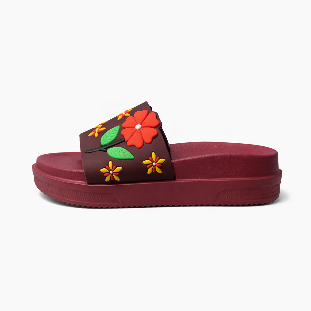 Urban Walk Women Flower Comfort Slides EVA Slippers|SG-5002 - Image 8
