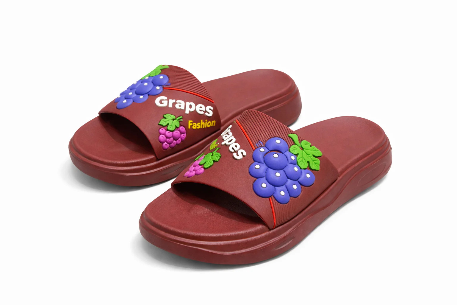 Urban Walk Women Grape Comfort Slides EVA Slippers|ZM-001 - Image 3
