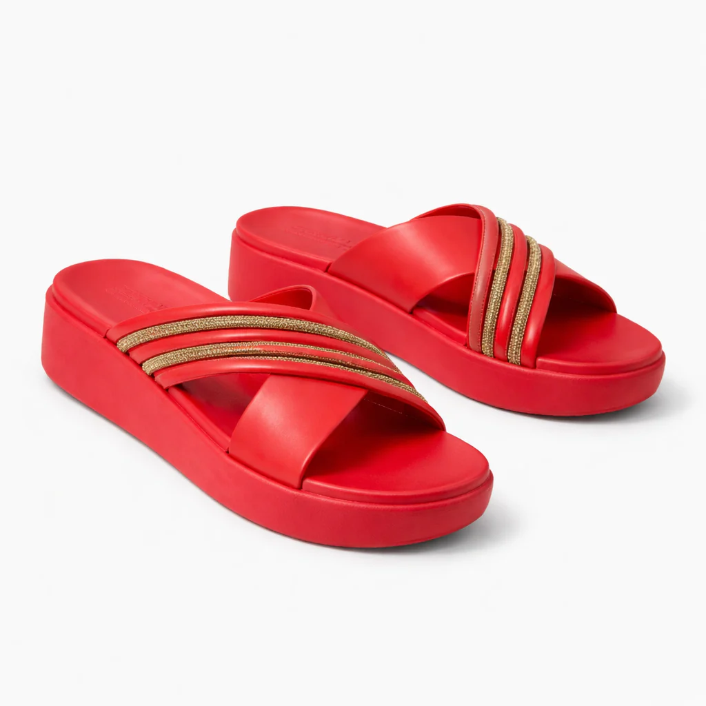 Urban Walk Women Platform Slippers Premium Comfort Slide |WJ-4940 - Image 6