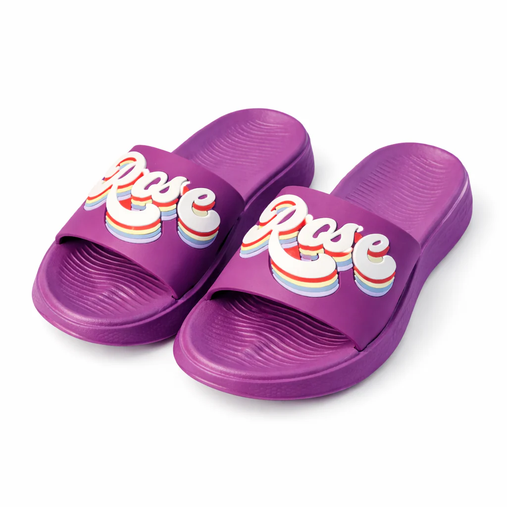 Urban Walk Women Platform Slippers Premium Comfort Slide |WJ-4401 Rose - Image 6