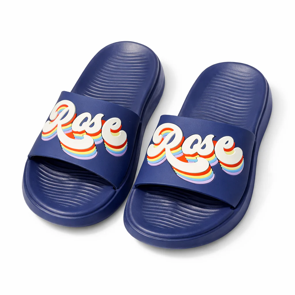 Urban Walk Women Platform Slippers Premium Comfort Slide |WJ-4401 Rose - Image 8