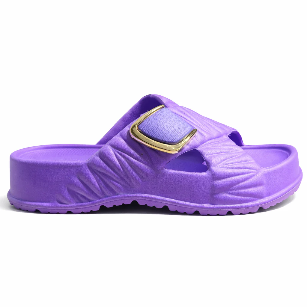 Urban Walk Women Quilted Buckle Slippers|GL-402 - Image 5