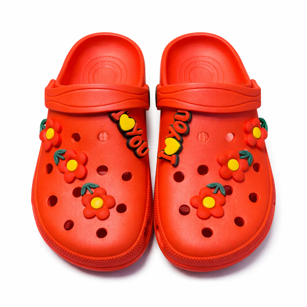 Women’s  EVR Clogs with Flower Charms Lightweight Comfort Slippers|FF-C02 - Image 11