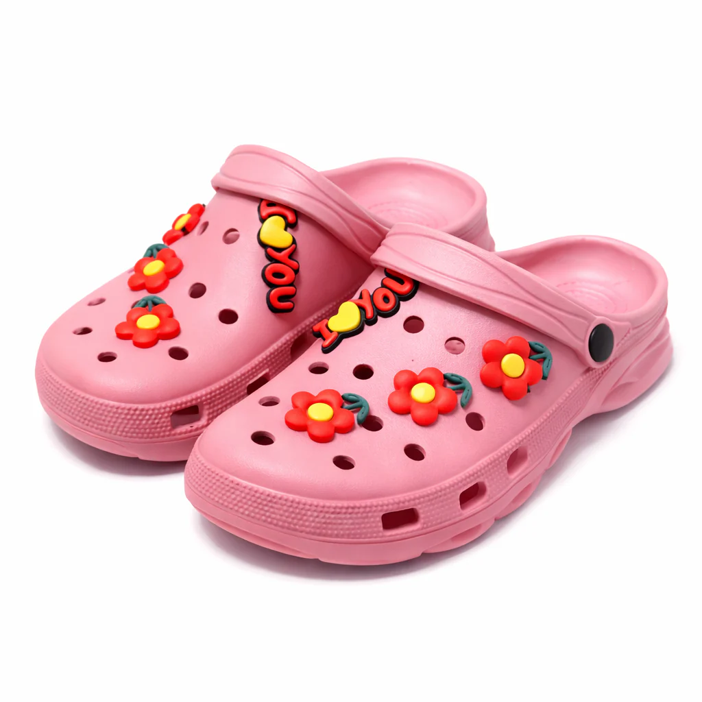 Women’s  EVR Clogs with Flower Charms Lightweight Comfort Slippers|FF-C02 - Image 4
