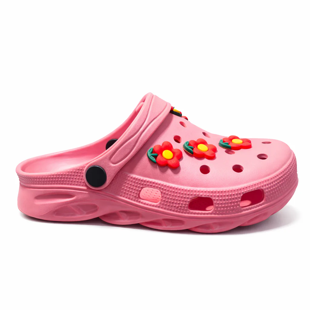 Women’s  EVR Clogs with Flower Charms Lightweight Comfort Slippers|FF-C02 - Image 5