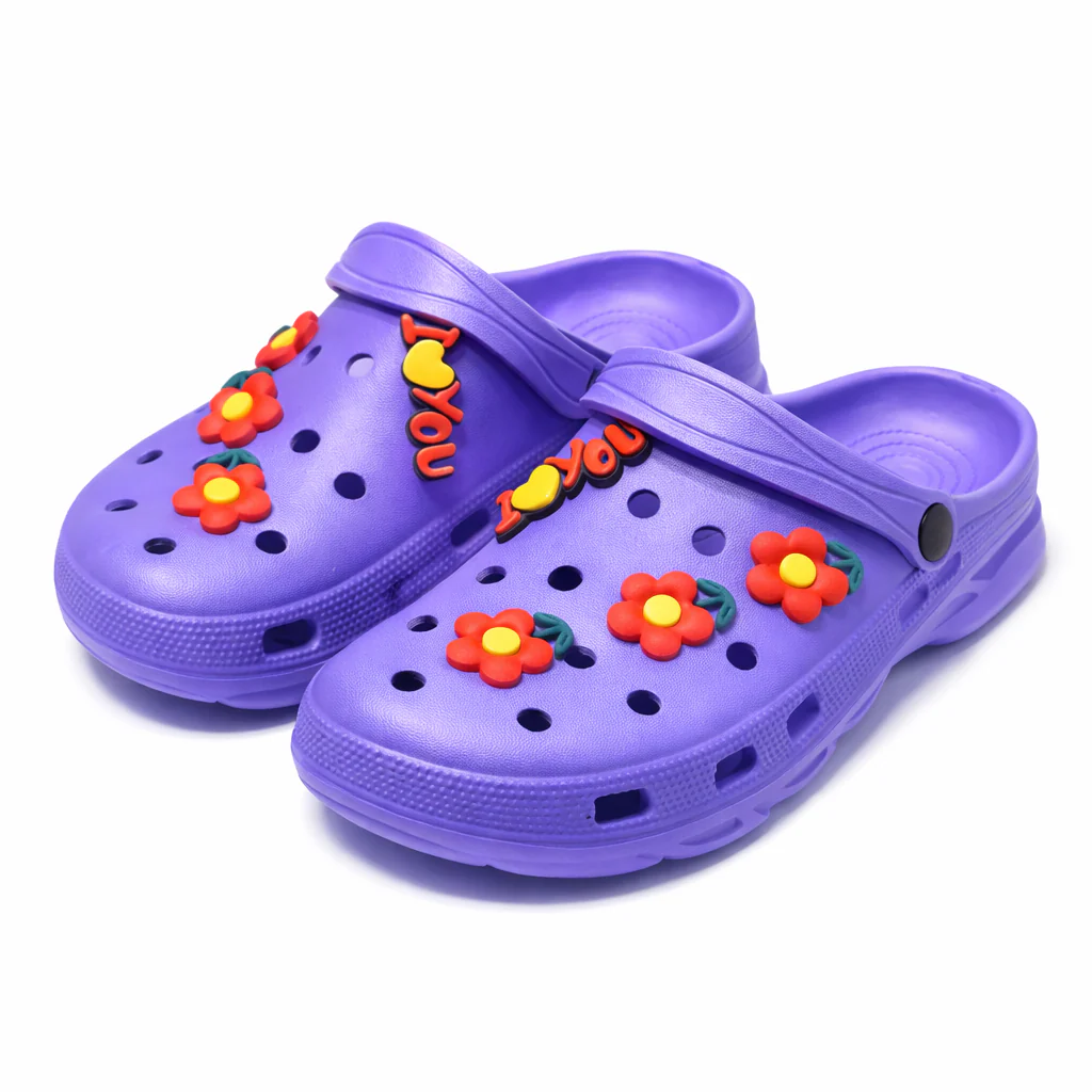 Women’s  EVR Clogs with Flower Charms Lightweight Comfort Slippers|FF-C02 - Image 6