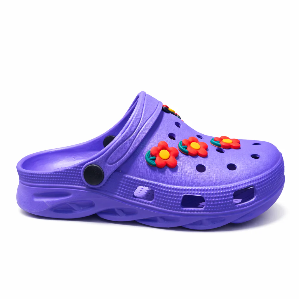 Women’s  EVR Clogs with Flower Charms Lightweight Comfort Slippers|FF-C02 - Image 8